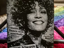 whitney houston newspaper - Free 3D Print Model