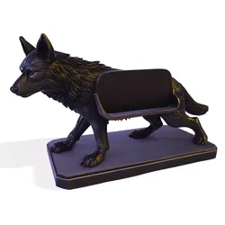 Wolf Organizer PBR Decorative Functional 3D print model