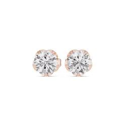 5mm Solitaire Round Cut  Diamond Stud Earring 3DM STL Video 3D print model