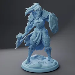Ankh the Orc Forge Cleric ( Female Orc Cleric / Sword and Shield Fighter / Paladin / Warrior / Guardian / Mercenary )