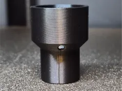 Bottle Filler Coupler - Threadless - Parametric - Free 3D Print Model