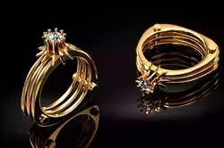 Diamond Ring Luxury Jewerly 3D print model