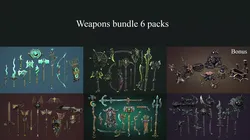 Fantasy weapons collection 3D Model Pack