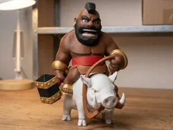 Hog Rider | Clash of Clans - Free 3D Print Model - Free 3D Model ...