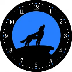 horloge loup