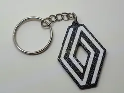 Renault Keychain - Free 3D Print Model
