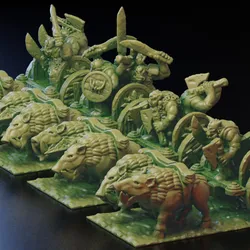 Warmaster Orc Boar Chariots (10mm Warmaster)