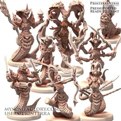 013 PHAYANAGA Fantasy Snakekin Snake Sorcerer Thailand Exotic Mage Beastmen Woman