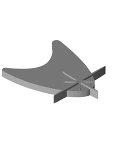 Atomic Era Boomerang Starburst Wall Decor