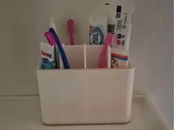Bathroom Organizer - Toothbrush Holder - Free 3D Print Model