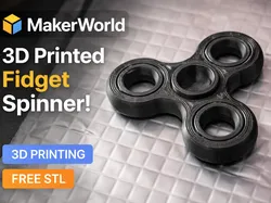 Fidget Spinner - Free 3D Print Model