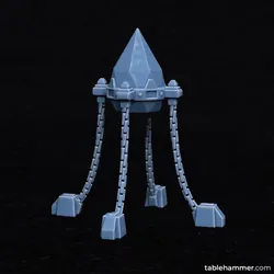 Floating chained energy crystals