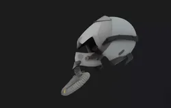 High Quality HGU-33 Fighter Pilot Helmet 3D Model 3D model