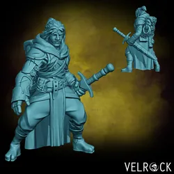 Male Rugged Kensei Monk (PRESUPPORTED)