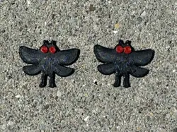 Mothman stud earring - Free 3D Print Model