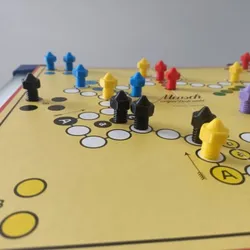 Nozzle figures for Mensch ärgere Dich nicht