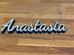 Script font ***ANASTASIA*** - Free 3D Print Model