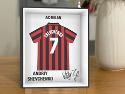 Shevchenko Milan Jersey Frame - Free 3D Print Model