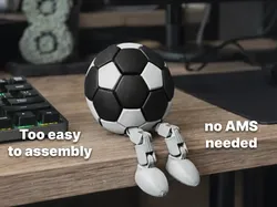 Soccer Buddy (No AMS, Easy Assembly) - Free 3D Print Model