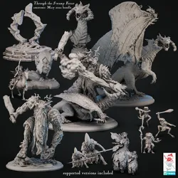 Through the Swamp Forest - Black Dragon and Forest Giant bundle 17