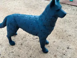 Upholstery Hounds collection - german shepherd - Free 3D Print Model