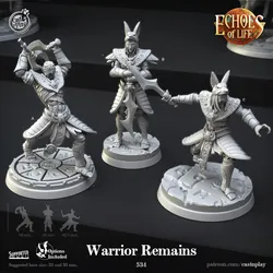 Warrior Remains (Pre-Supported)