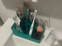3D Printed Toothbrush Holder & Bathroom Organizer - Free 3D Print Model