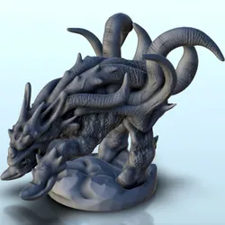 Alien creature with tentacules and skull head 10 - Sci-Fi Science-Fiction 40k 30k