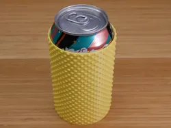 Bumpy Texture 12 oz Can Holder - Free 3D Print Model