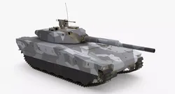CV90 120T Low-poly 3D model