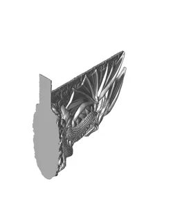 Dragon Bookend: Support-free