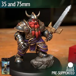 Dwarf Fighter Warrior Sword