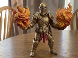 Epic War Mage | Battle Mage | D&D Miniature - Free 3D Print Model