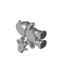 Ghost Face, Scream, Bear, Print in Place, Articulated, Ghost Face