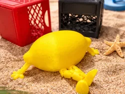 Lemon Buddy Articulated Figure - Free 3D Print Model