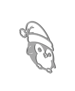 penguin wall art Christmas decor