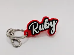 Ruby Keychain - Free 3D Print Model