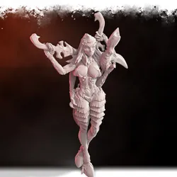 The Hive Queen - Mocking Barbaric Queen - Space Bug PinUp KillTeam