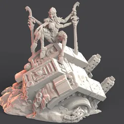 The Hive Queen - Sadist Demure Conqueror - Space Bug PinUp