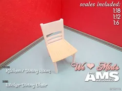 WLM - Wicker Dining Chair - Free 3D Print Model