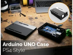 Arduino UNO Case PS4 Style (Original PS4 Fat Design)