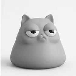 Bored Cat Figurine