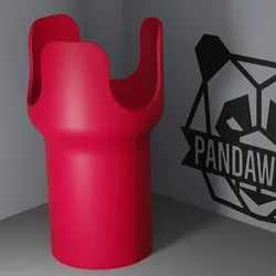 Car Cupholder Extension V2 for 36oz YETI, Stanley, Frank Green – Fits 80mm Wide 90mm Deep Cupholders | 3D Printable STL by PandaWorks