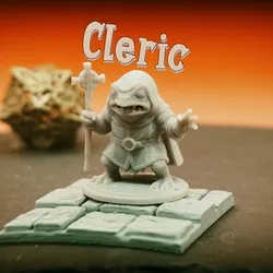 Cleric Frog - Tabletop Miniature