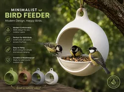 Comedero para Pájaros Moderno y Minimalista - Modelo de impresión 3D gratuito