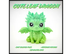 Cute Leaf Dragon + Keychain Version