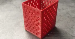 Decorative Box with rectangular holes