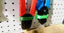 Deep Crimper Pegboard Holder - 25mm Deep 50mm Wide