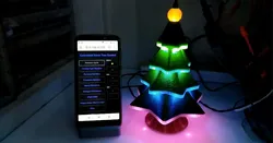 Embedded Neopixel LED Christmas Tree