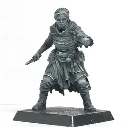 Female thief or rogue RPG character